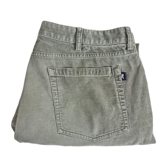 VINEYARD VINES Corduroy Pants Men's Size 38 x 32 Gray Khaki 5-Pocket Cotton - Picture 1 of 8
